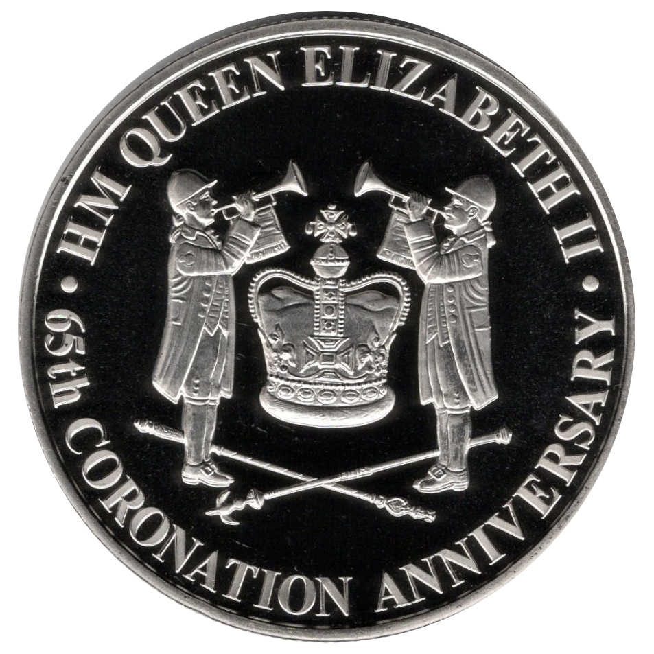 Gibraltar 1 Crown - Elizabeth II Coronation