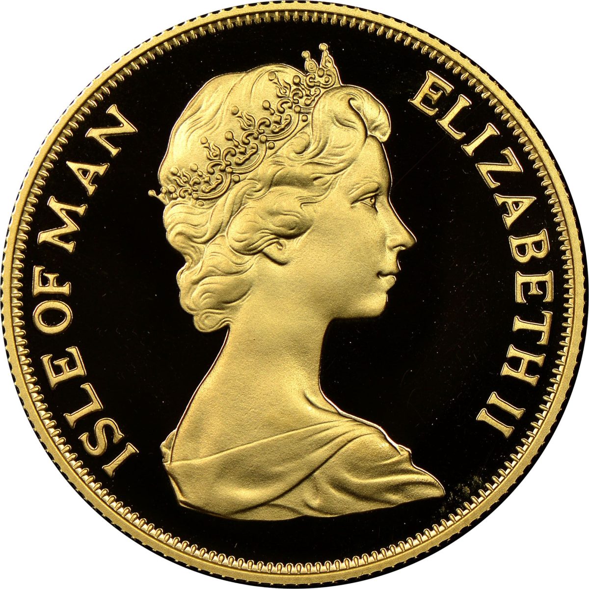 Isle of Man 2 Sovereigns - Elizabeth II Four crowned shields obverse