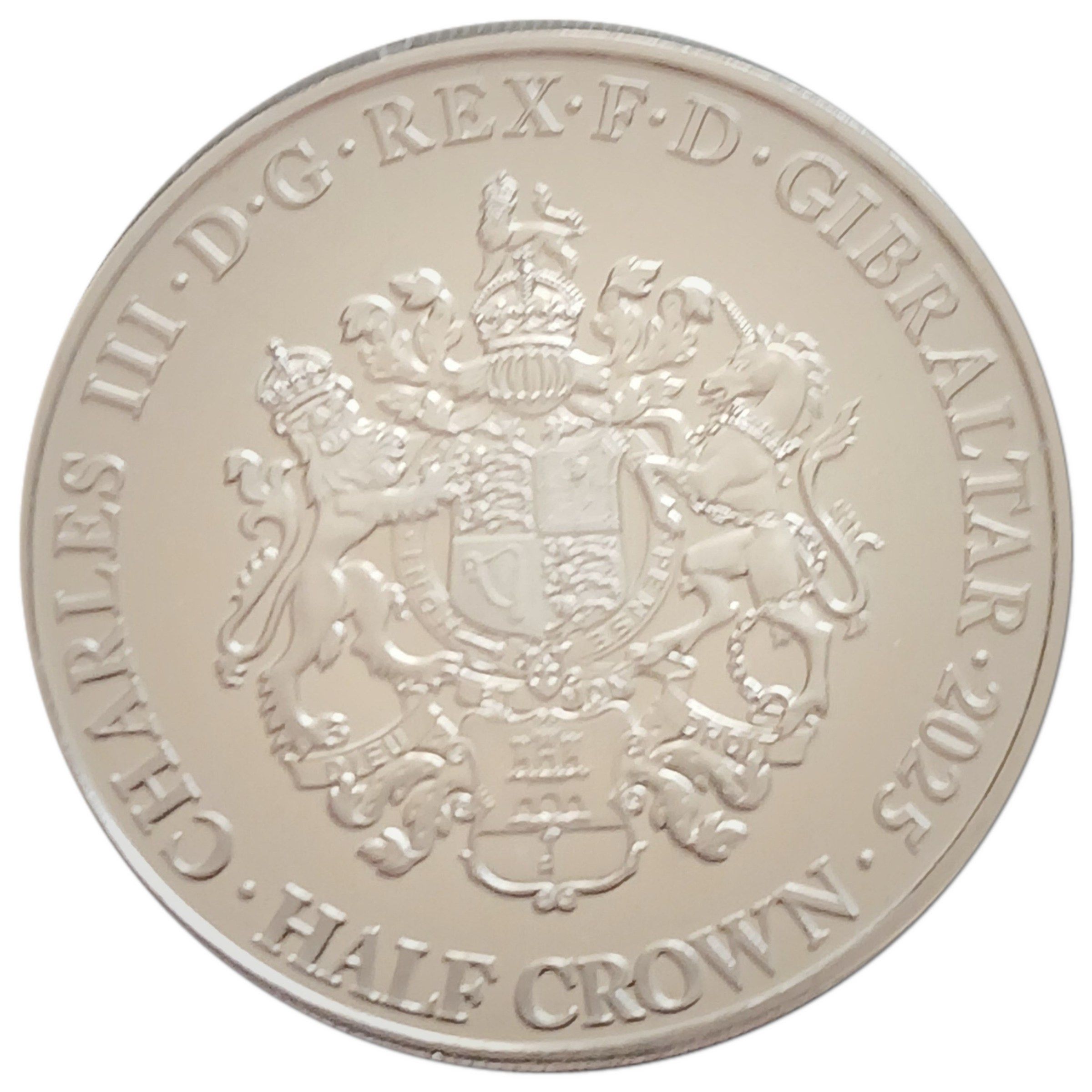 Gibraltar ½ Crown - Charles III Victory in Europe - V obverse