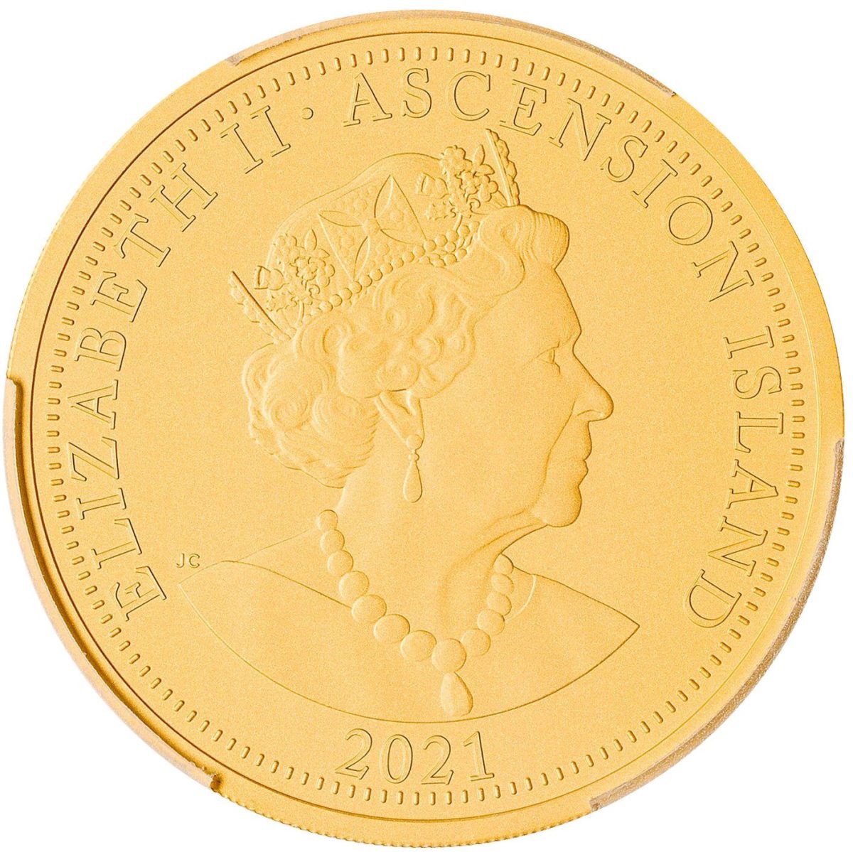 Ascension Island 25 Pounds - Elizabeth II Princess Diana obverse