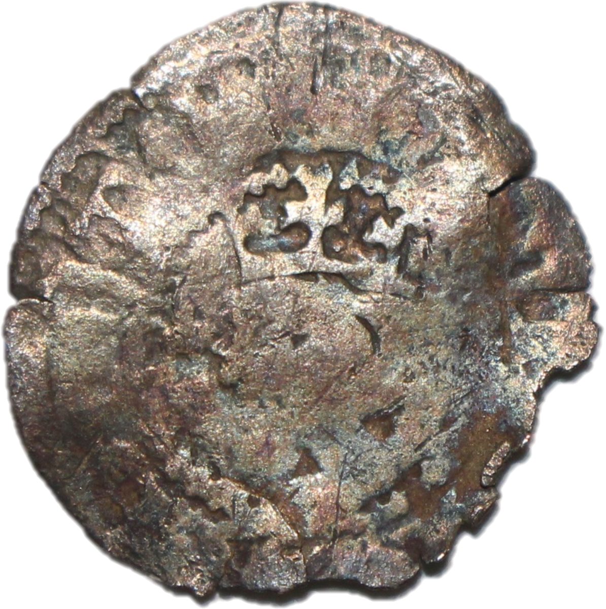 Scotland ½ Penny - David II 2nd Coinage obverse