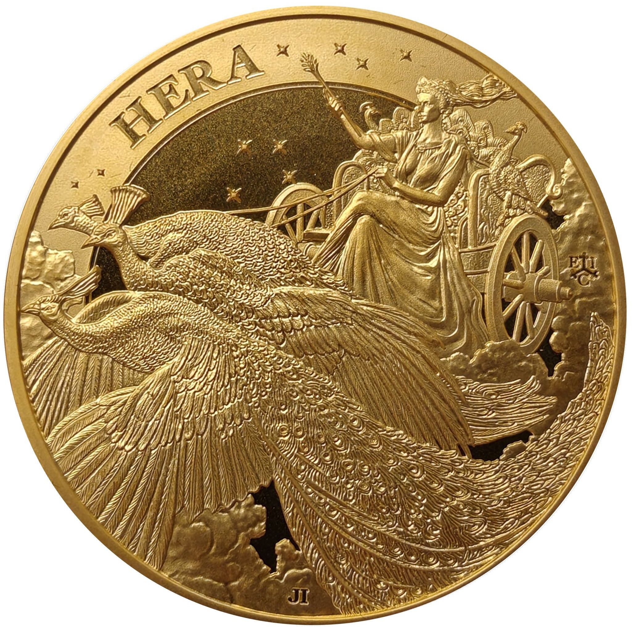 Saint Helena 5 Pounds - Elizabeth II - Hera and the Peacock