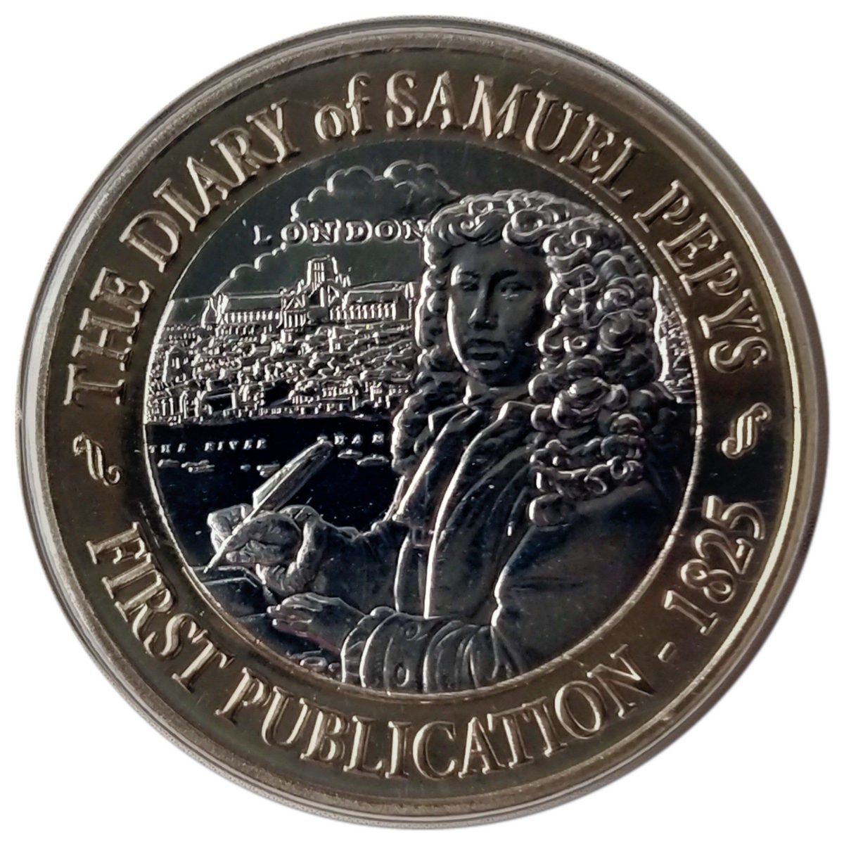 Jersey 2 Pounds - Charles III Samuel Pepys - First publication