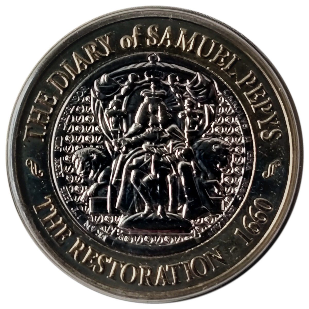 Jersey 2 Pounds - Charles III Samuel Pepys - Restoration