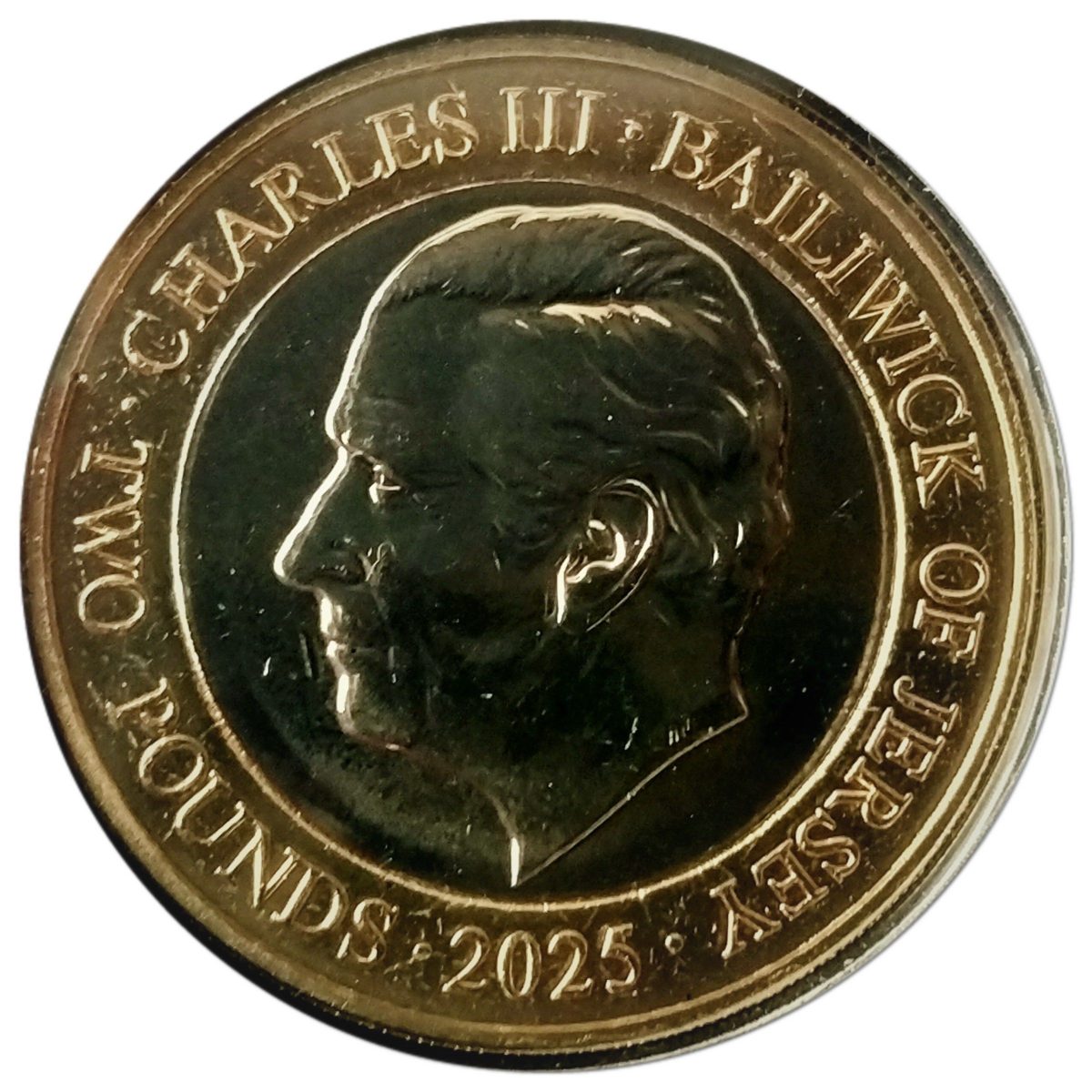 Jersey 2 Pounds - Charles III Samuel Pepys - The Great Plague obverse