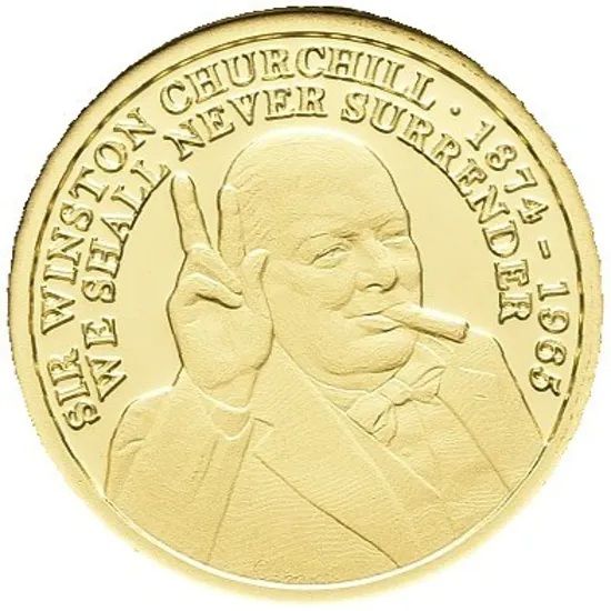 Gibraltar 1/25 Crown - Charles III Churchill