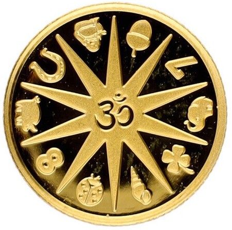 Gibraltar 1/25 Crown - Charles III Lucky Coin obverse