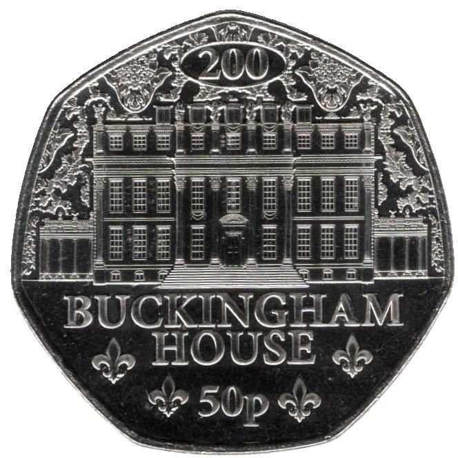 Jersey 50 Pence - Charles III Buckingham House obverse