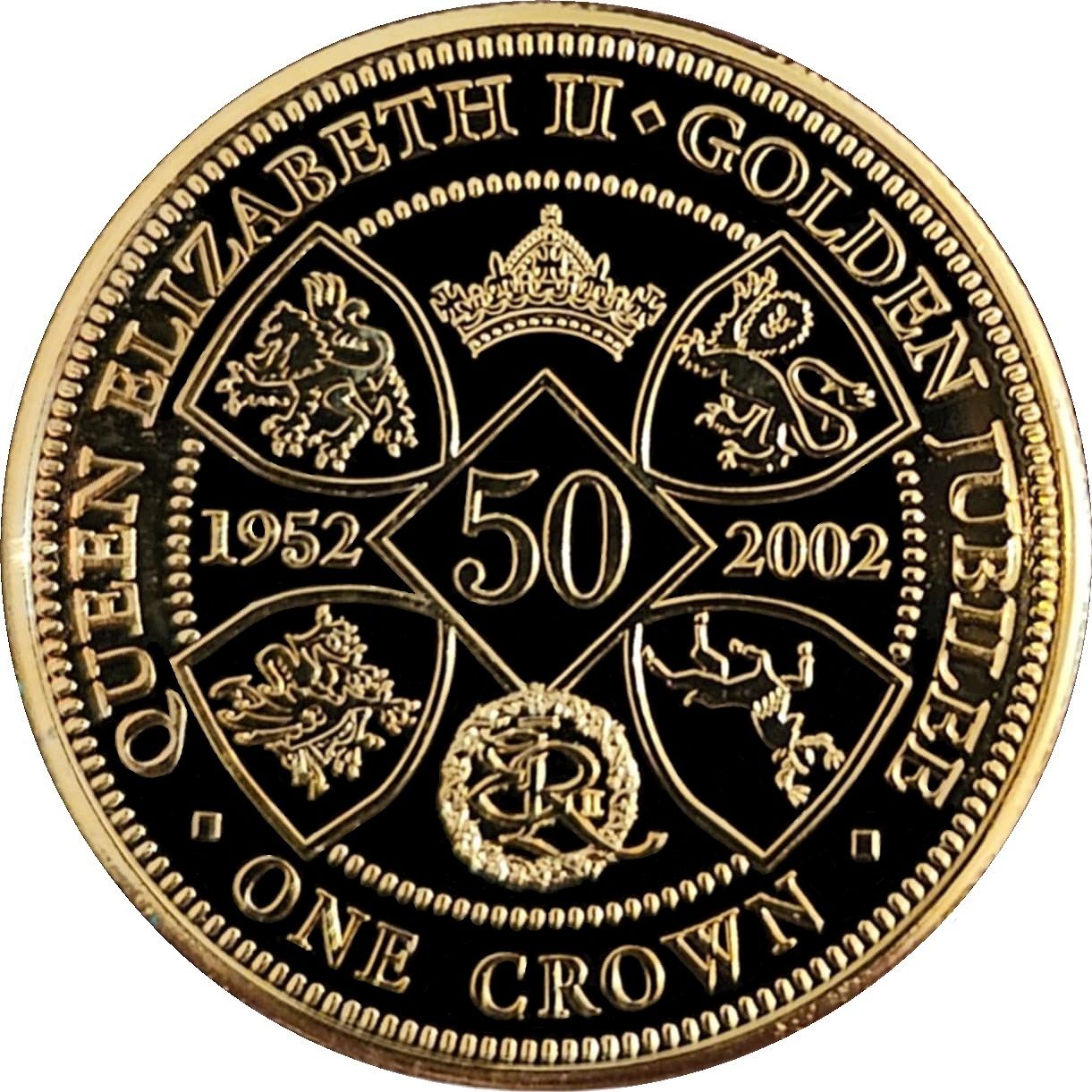 Tristan da Cunha 1 Crown - Elizabeth II Golden Jubilee