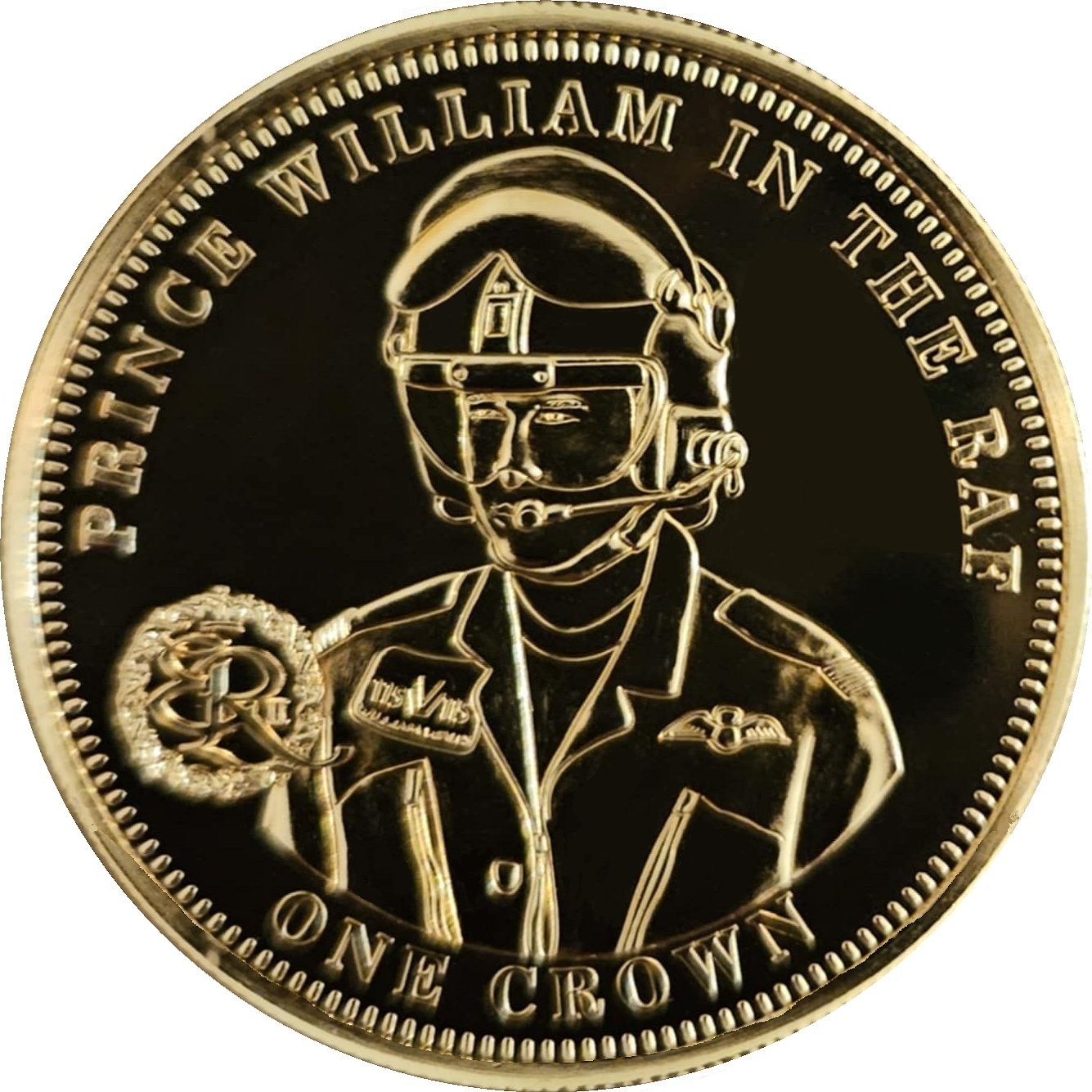 Tristan da Cunha 1 Crown - Elizabeth II Prince William in the RAF reverse