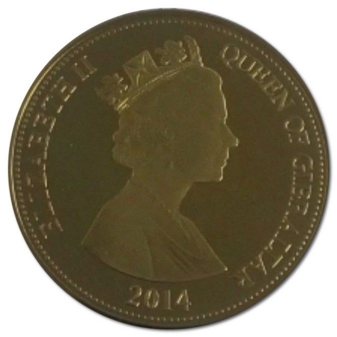 Gibraltar 10 Pounds - Elizabeth II In Flanders Fields obverse