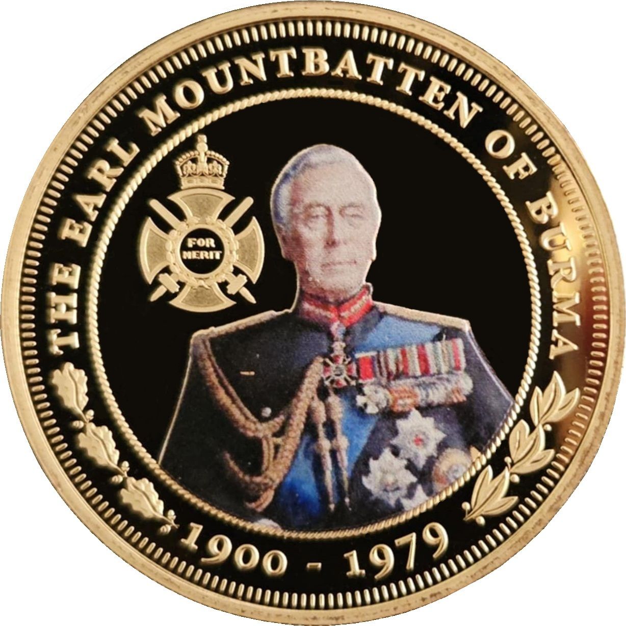Tristan da Cunha 1 Crown - Elizabeth II Louis Mountbatten reverse