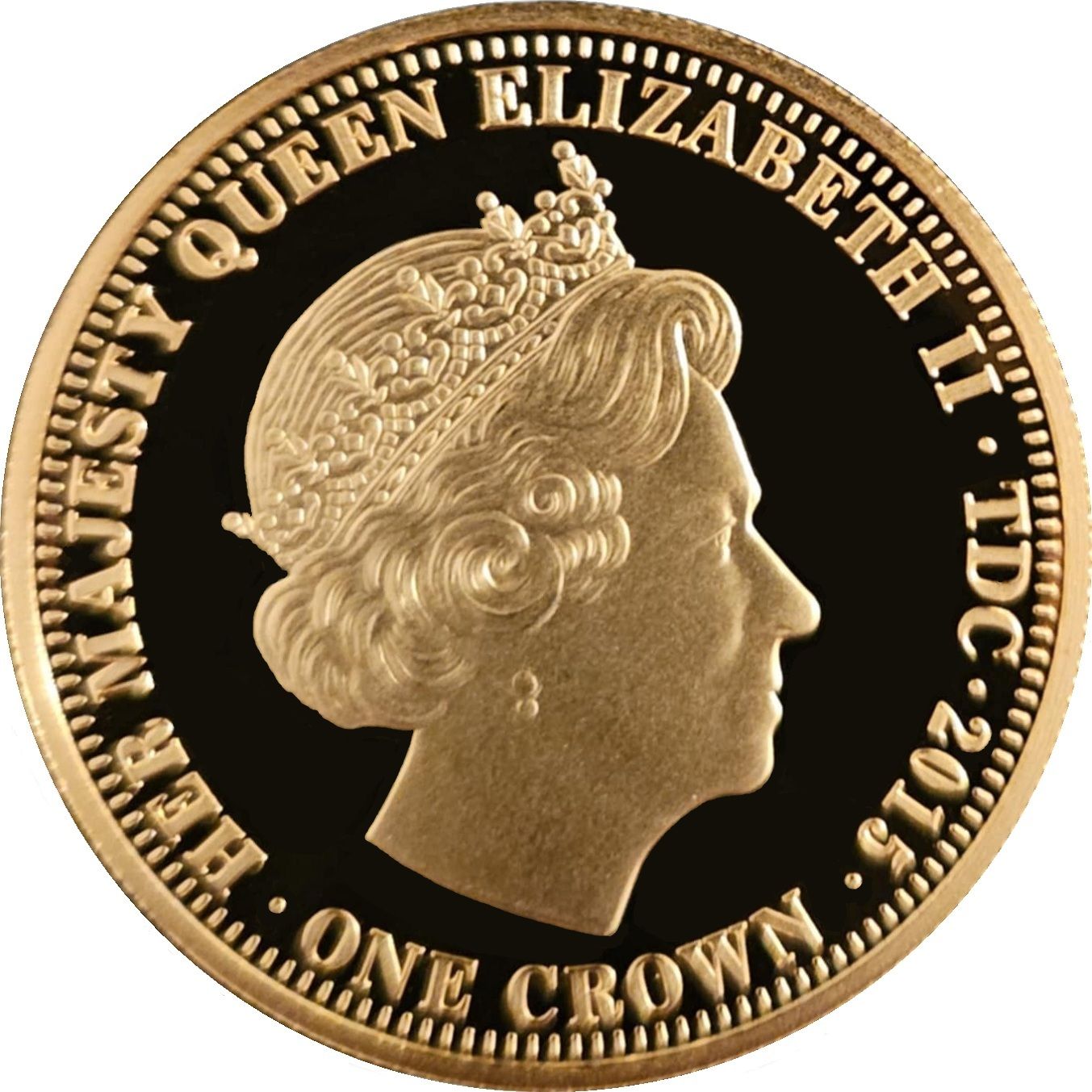 Tristan da Cunha 1 Crown - Elizabeth II John Jellicoe obverse
