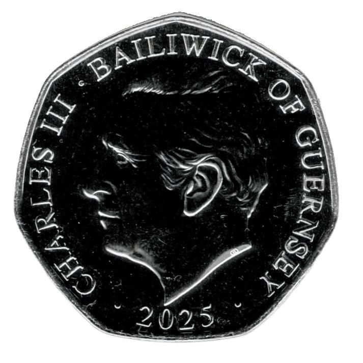 Guernsey 50 Pence - Charles III Classic Children's TV - Poggle’s Wood; Colour obverse