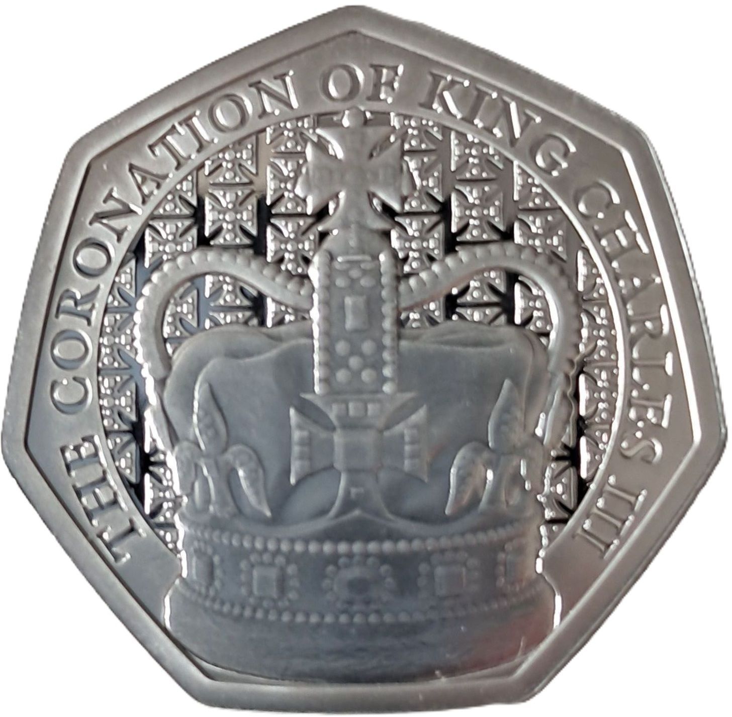Ascension Island 50 pence - Charles III Coronation