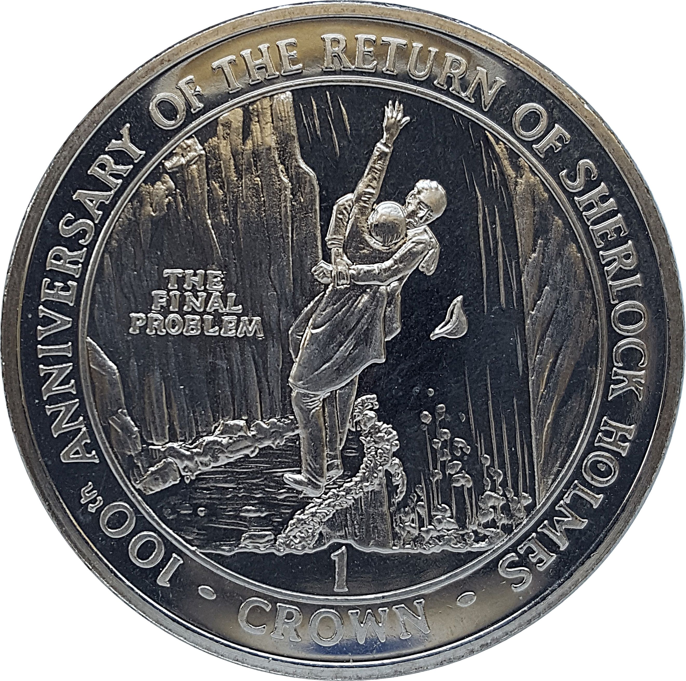 Gibraltar 1 Crown - Elizabeth II "The Final Problem"