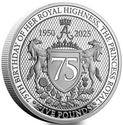Jersey 5 Pounds - Charles III Princess Anne
