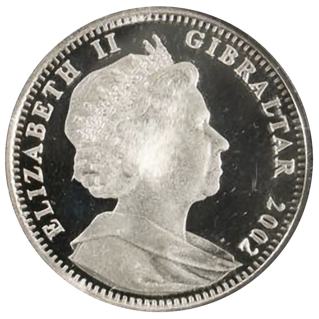 Gibraltar ½ Crown - Elizabeth II Ancient coins - Pegasus obverse