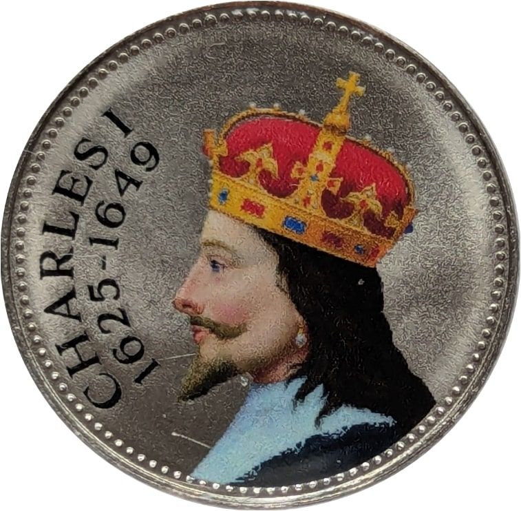 Jersey 10 Pence - Charles III King Charles I reverse