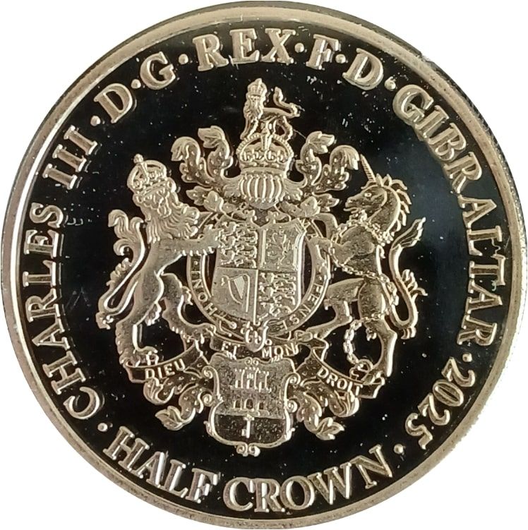 Gibraltar ½ Crown - Charles III Battle of Britain obverse