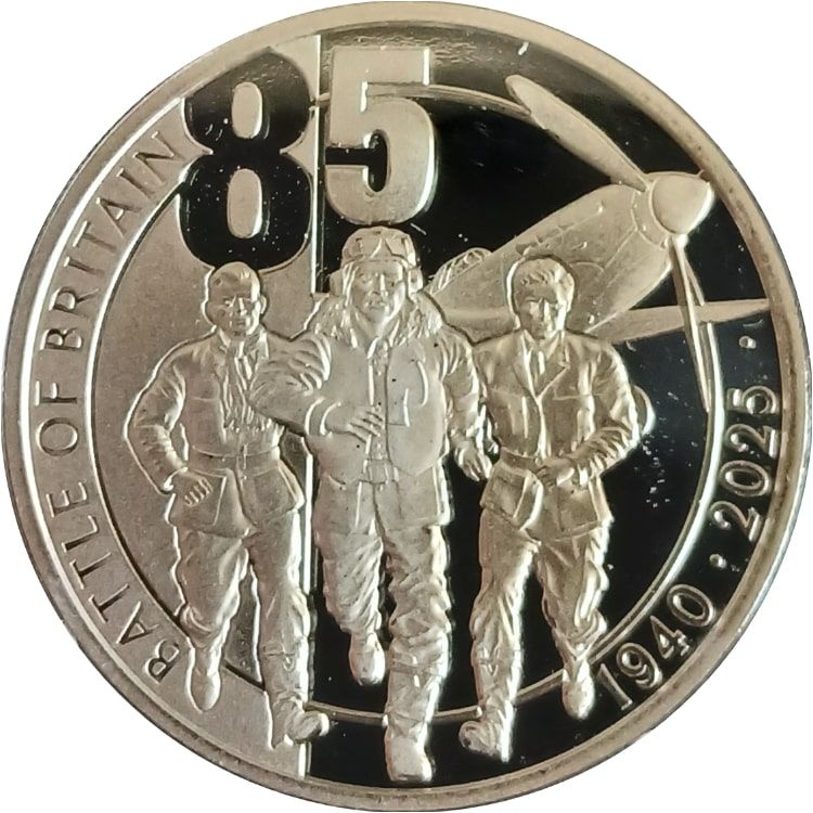 Gibraltar ½ Crown - Charles III Battle of Britain
