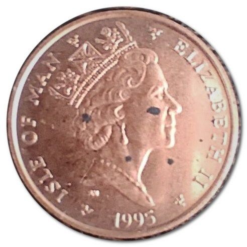 Isle of Man 1 Penny - Elizabeth II Precision Tools; magnetic obverse