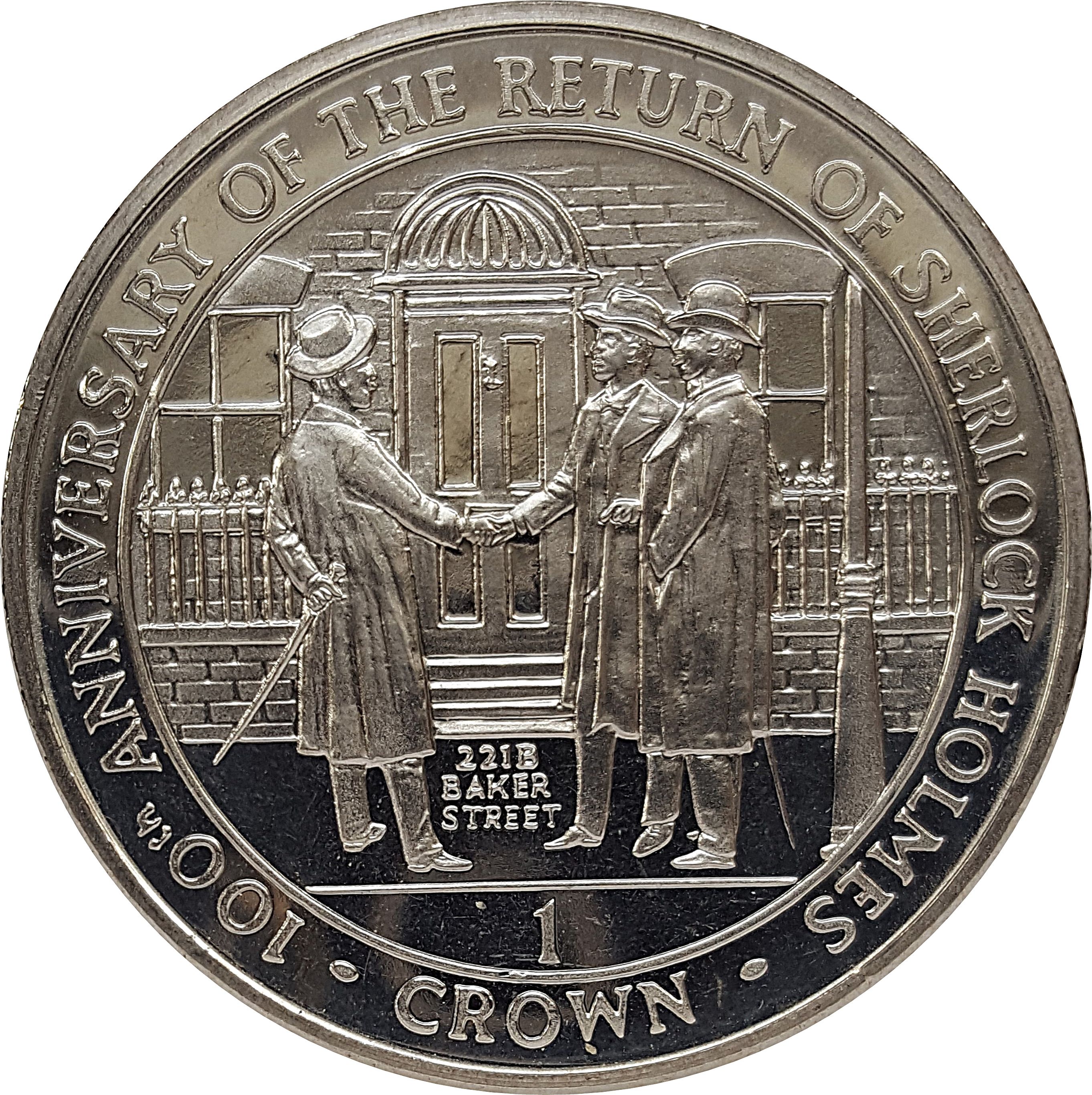 Gibraltar 1 Crown - Elizabeth II "221B Baker Street"