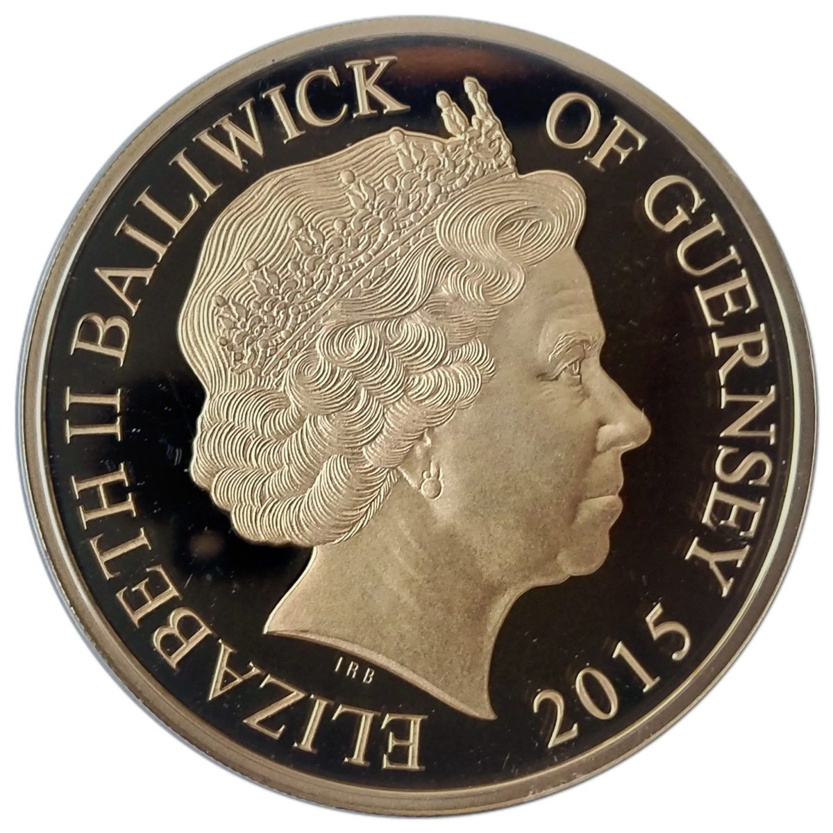 Guernsey 50 Pence - Elizabeth II The Royal Navy in WWII obverse