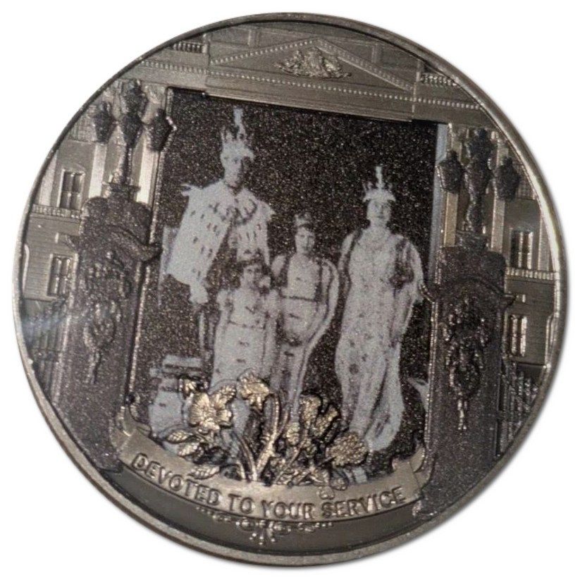 Gibraltar 1 Crown In the name of Elizabeth II; A Change in Destiny reverse