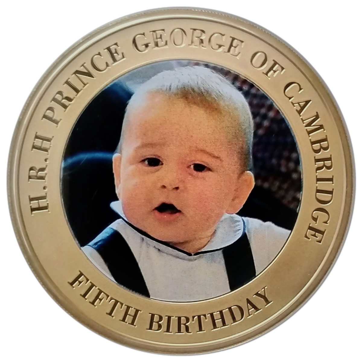Guernsey 50 Pence - Elizabeth II Birthday of Prince George - Baby George