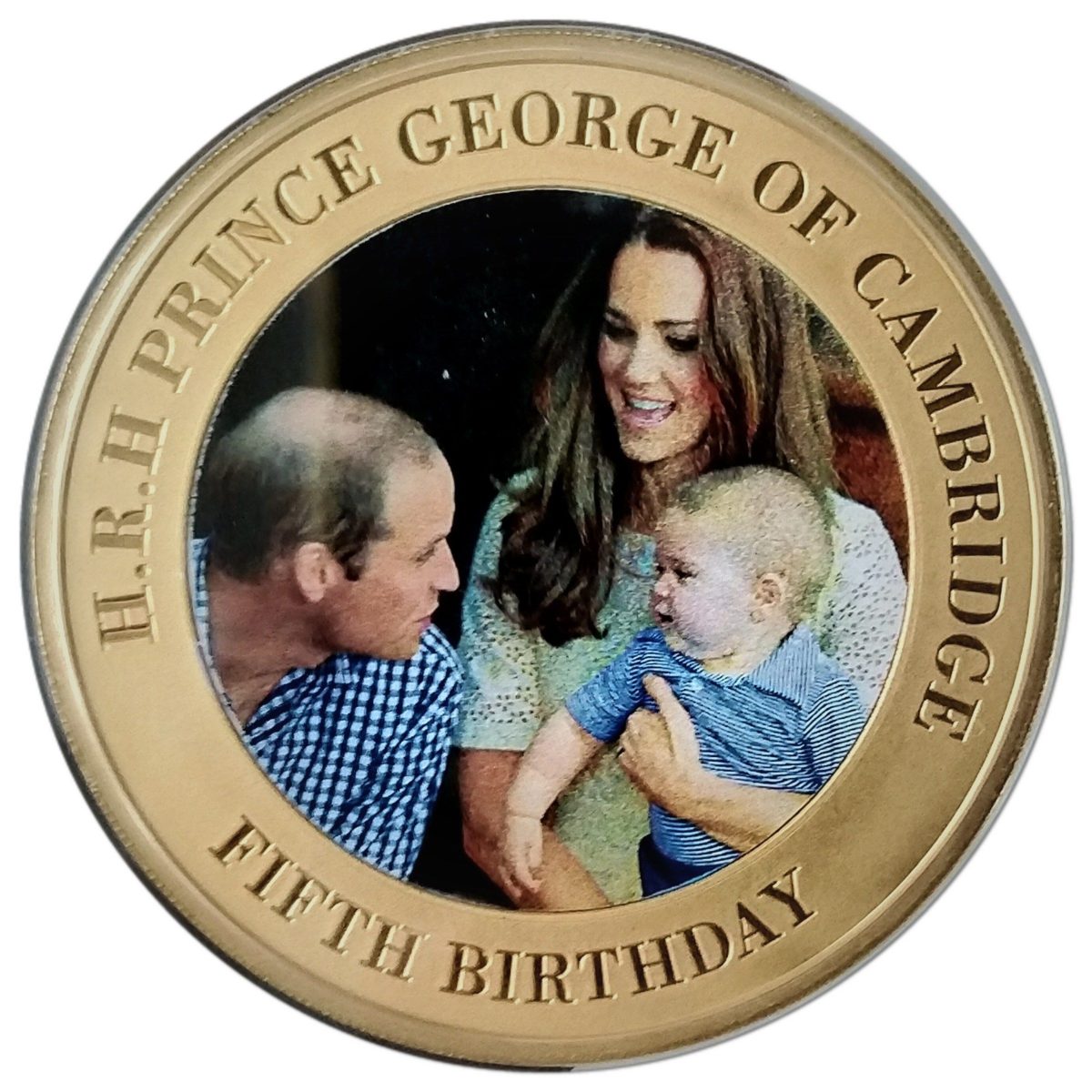 Guernsey 50 Pence - Elizabeth II Birthday of Prince George - Royal family