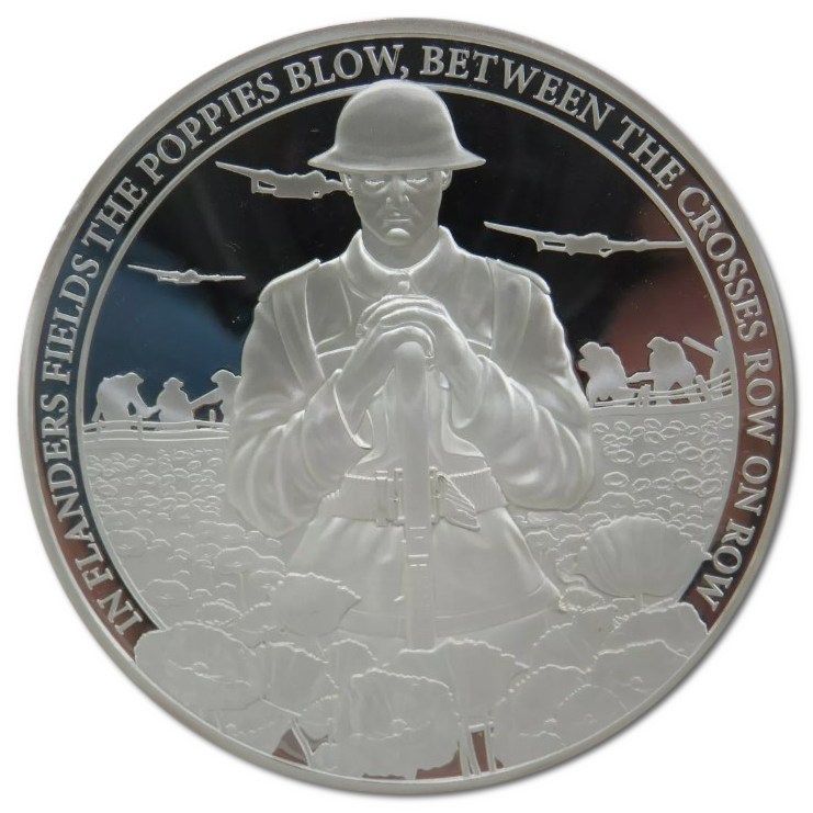 Gibraltar 10 Pounds - Elizabeth II Remembrance 2021