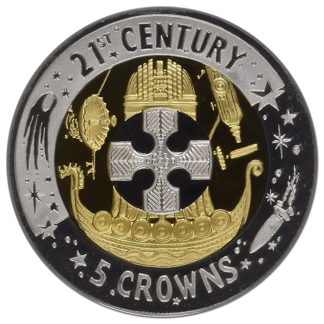 Gibraltar 5 Crowns - Elizabeth II 21st Century