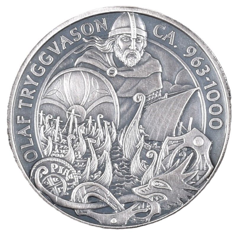 Isle of Man 1 Crown - Elizabeth II Olaf Tryggvason