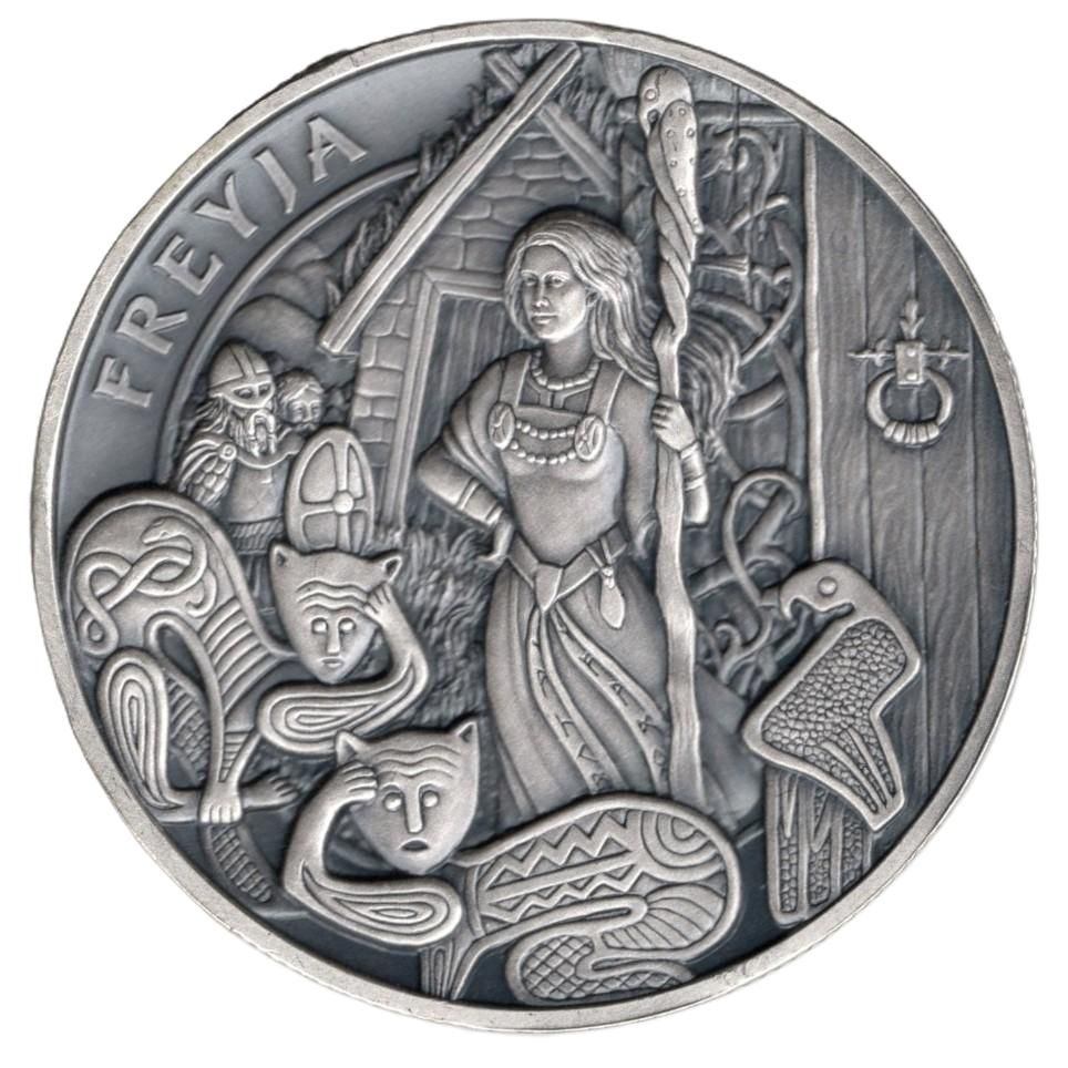 Isle of Man 1 Crown - Elizabeth II Freyja