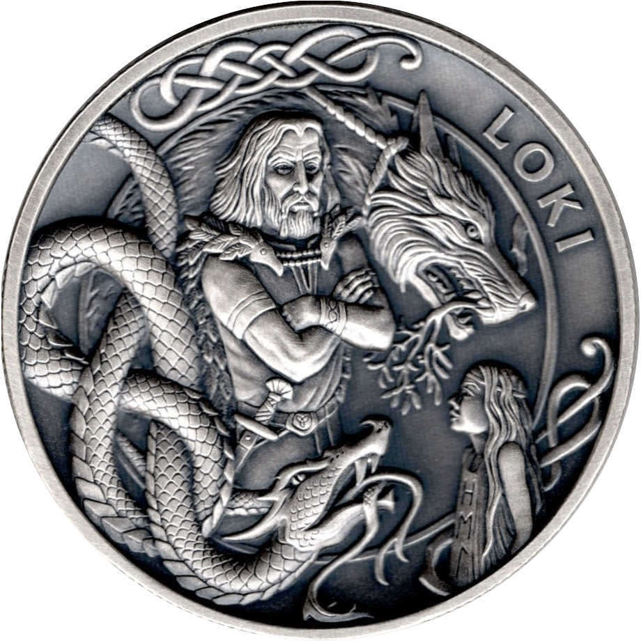 Isle of Man 1 Crown - Elizabeth II Loki
