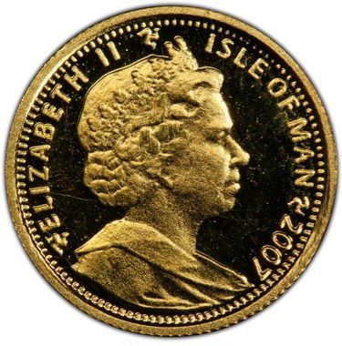 Isle of Man 1/25 Crown - Elizabeth II Ragdoll Cat obverse