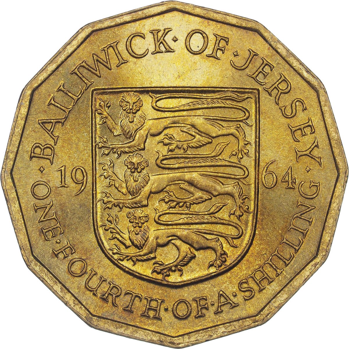Jersey ¼ Shilling - Elizabeth II 1st portrait