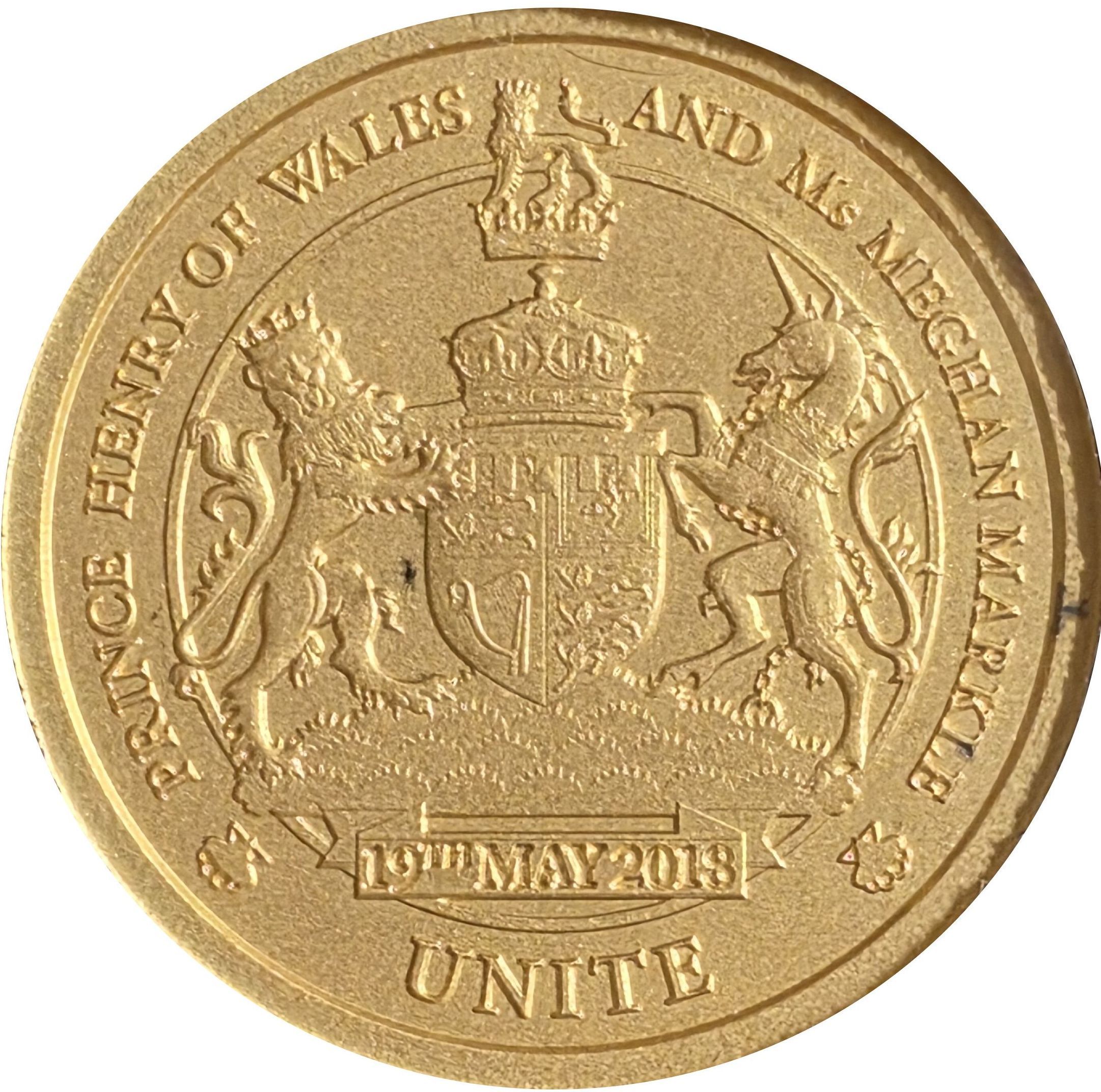 Tristan da Cunha 1 Unite - Elizabeth II Royal Wedding reverse