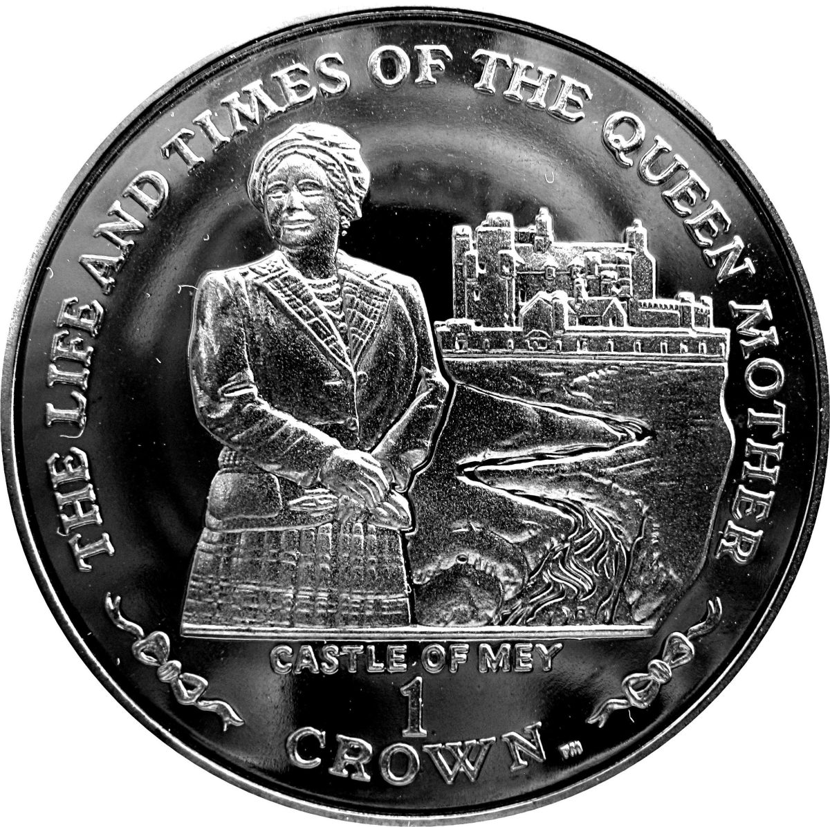 Isle of Man 1 Crown - Elizabeth II Castle of Mey