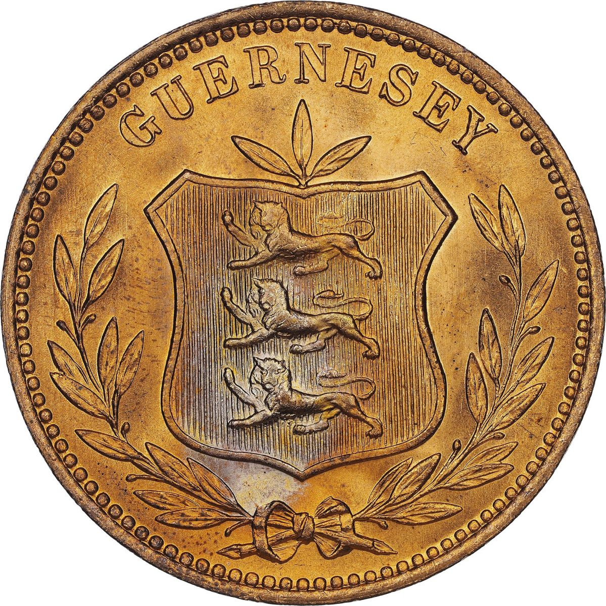 Guernsey 8 Doubles obverse