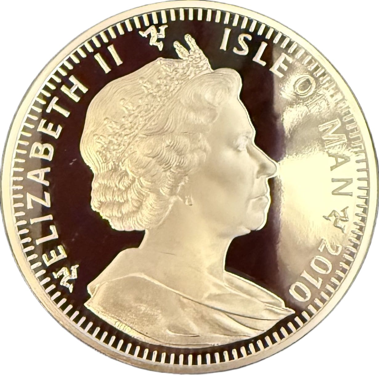 Isle of Man 5 Crowns - Elizabeth II Georg Friedrich Händel obverse