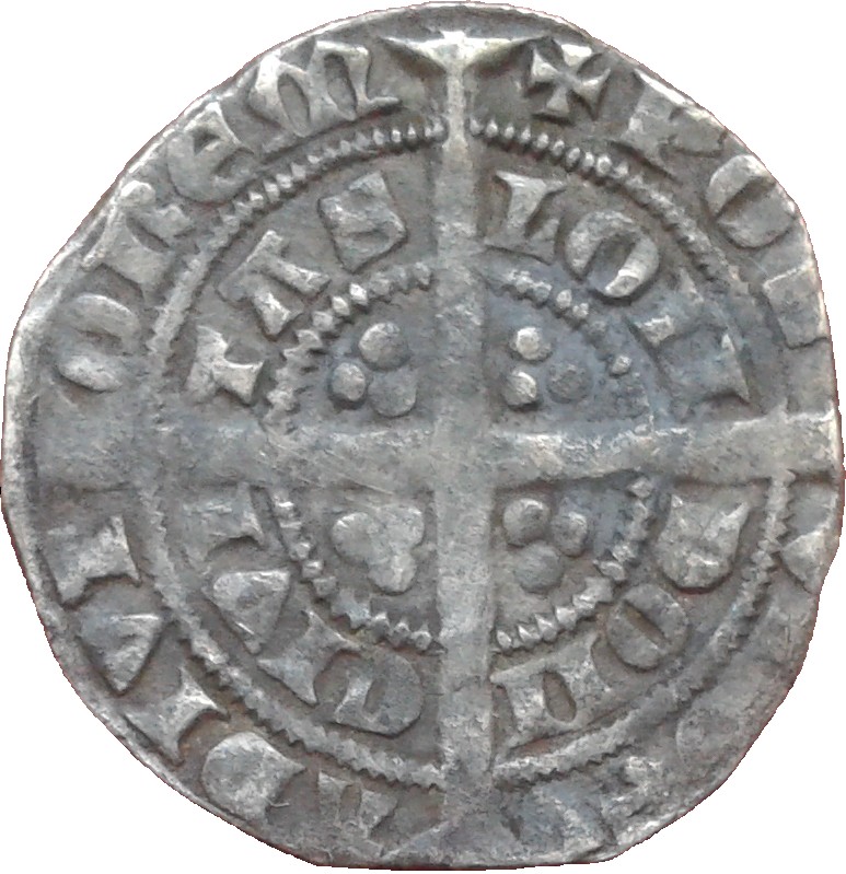 ½ Groat - Edward III Post-treaty period