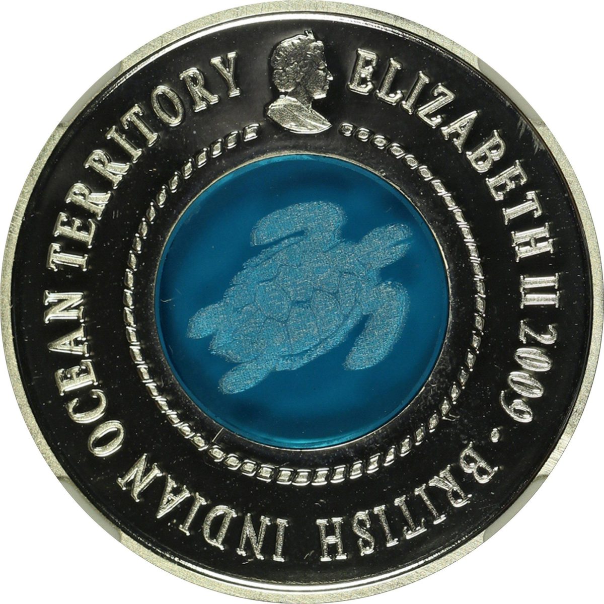 British Indian Ocean Territory 2 Pounds - Elizabeth II Life of the turtle obverse