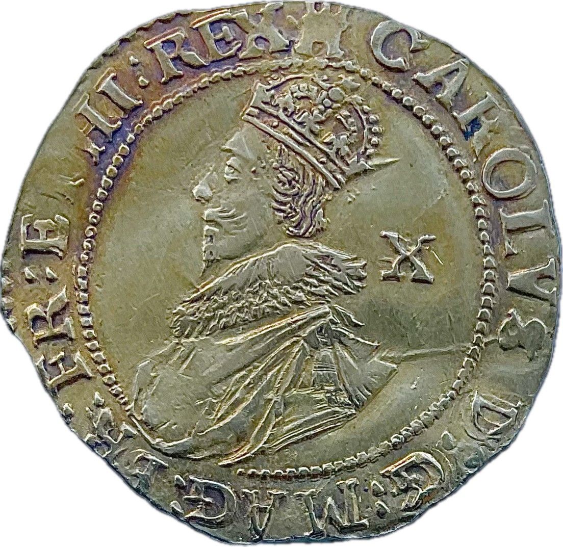 Double Crown - Charles I Tower Mint; 2nd bust obverse