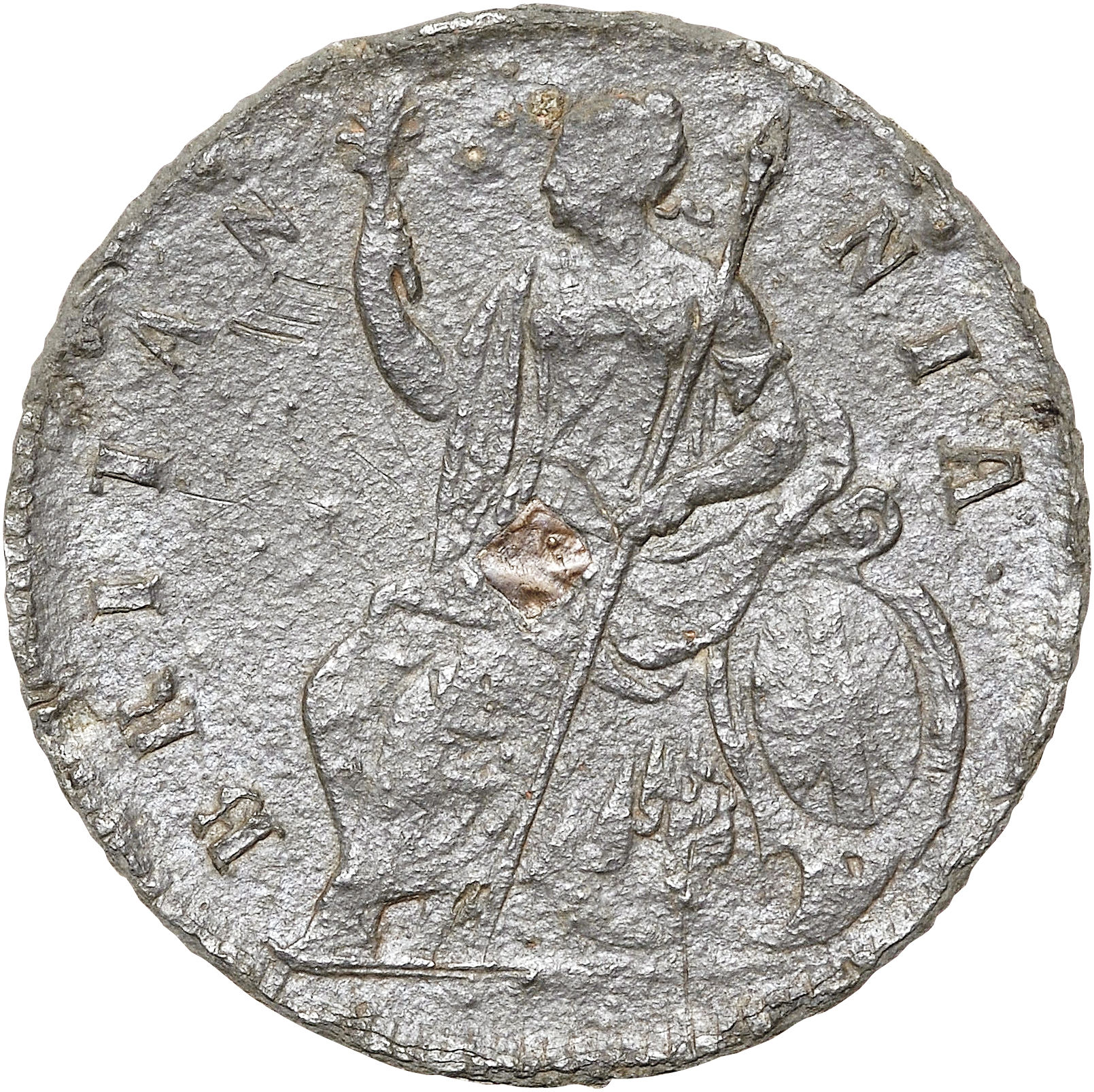 ½ Penny - James II