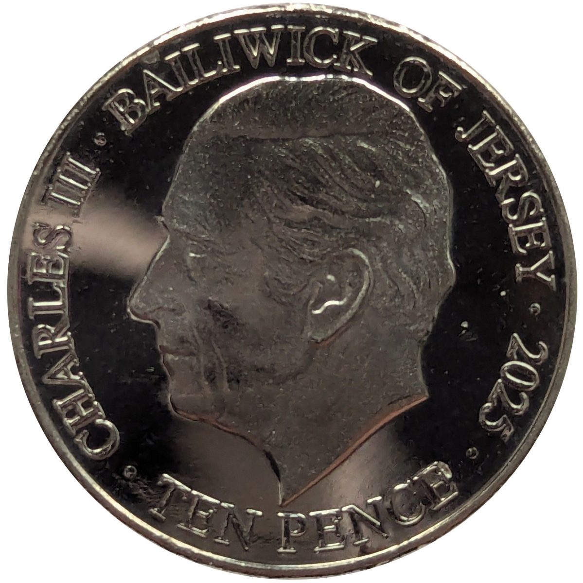 Jersey 10 Pence - Charles III Queen Victoria obverse