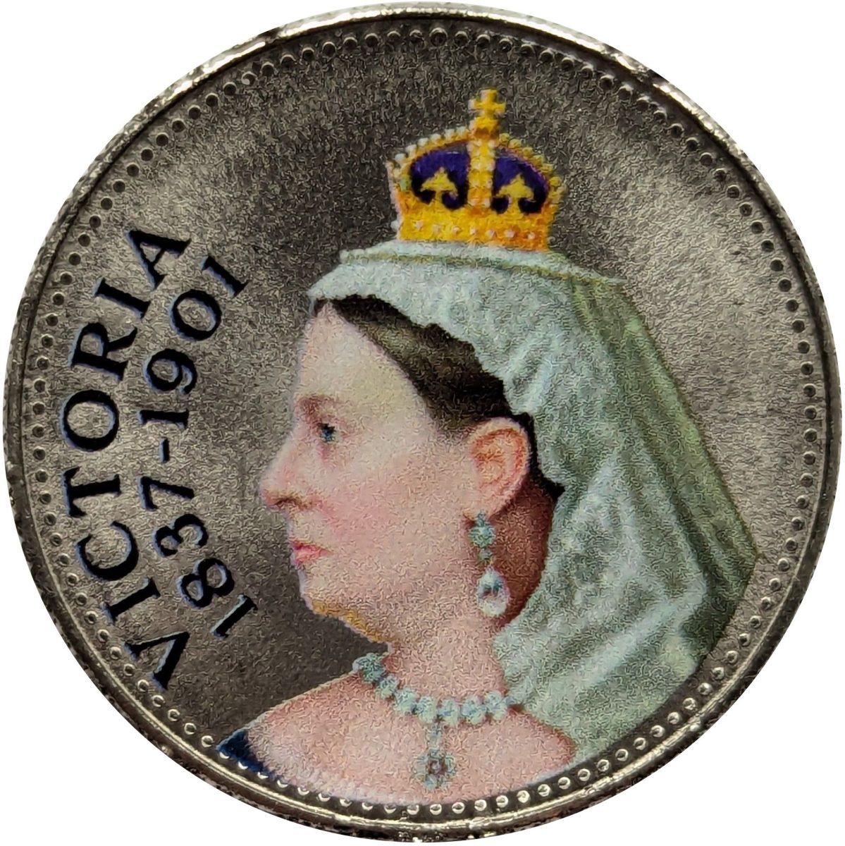 Jersey 10 Pence - Charles III Queen Victoria reverse