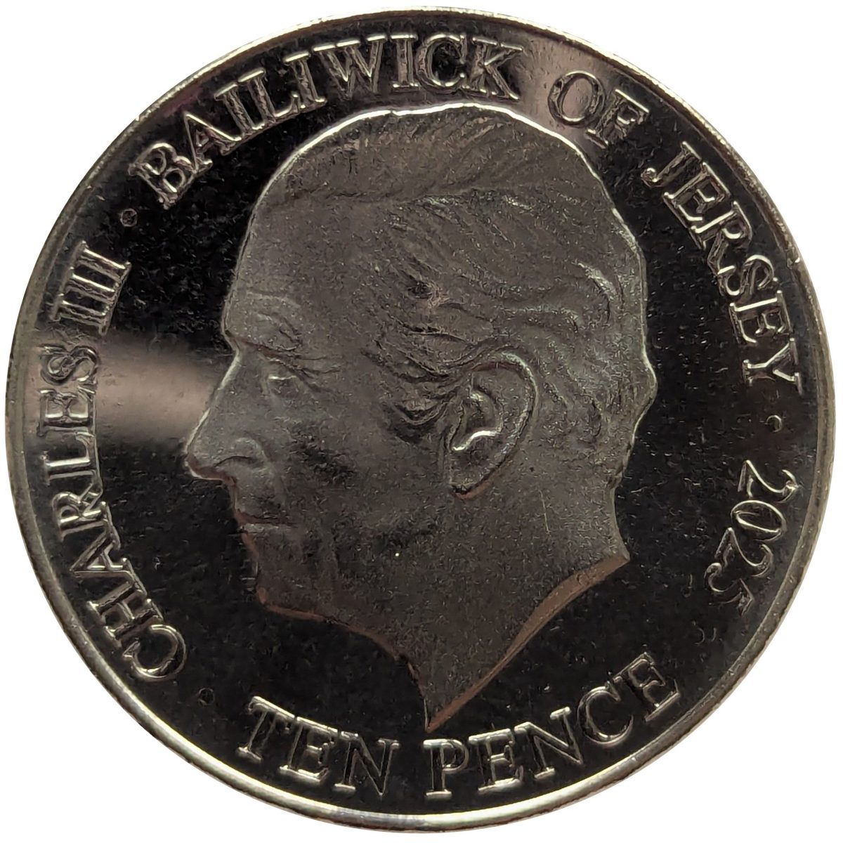 Jersey 10 Pence - Charles III King Edward VII obverse