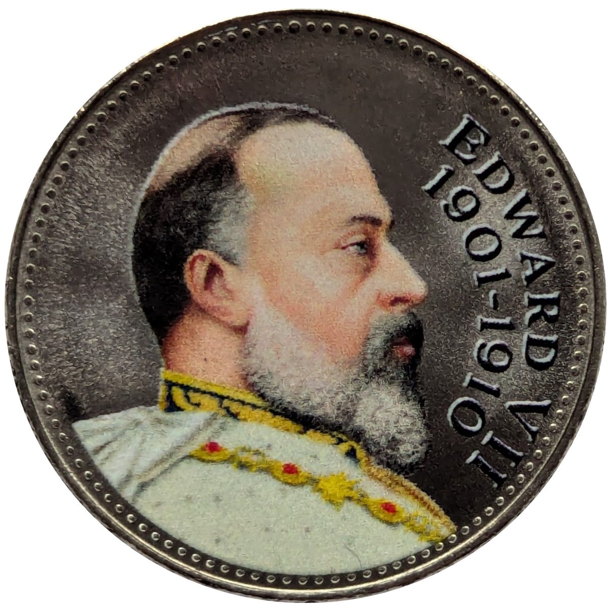 Jersey 10 Pence - Charles III King Edward VII reverse